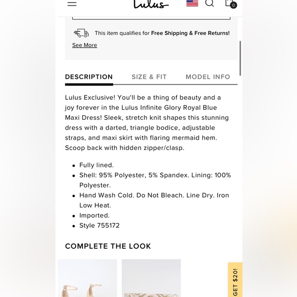 Royal blue bridesmaid/formal dress. Never worn! - Picture 7 of 9